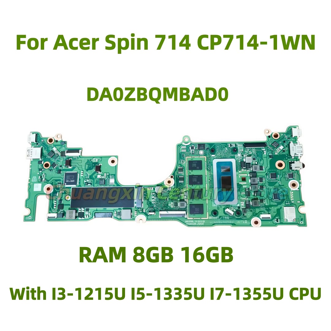 Ddr4 8Gb - DA0ZBQMBAD0 Motherboard for Acer Spin 714