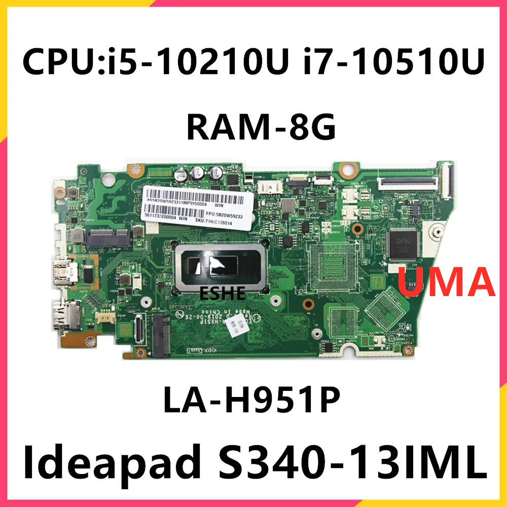 Ddr4 Laptop Ram - For Lenovo IdeaPad S340-13IML Laptop Motherboard