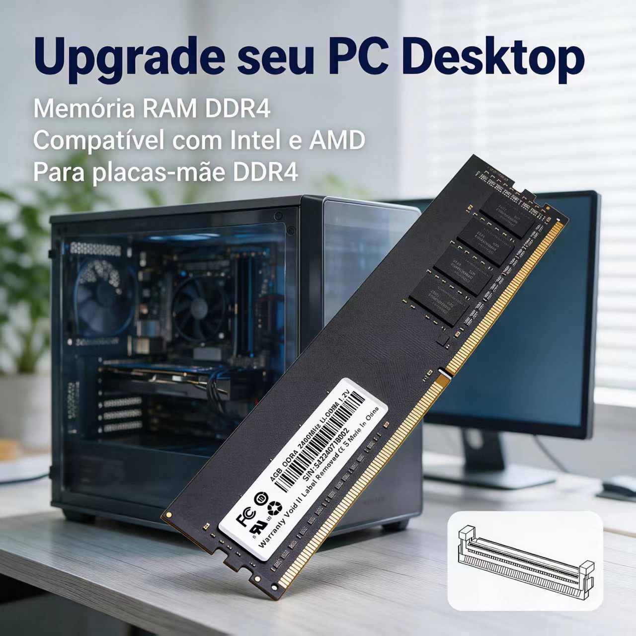 DDR4 RAM 4GB 8GB 2400MHz Deskt - Ddr4 2400Mhz 评论和价格