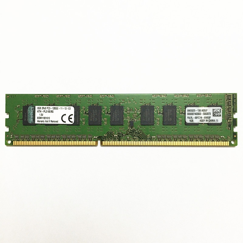 Kingston ECC Memoria RAM 8GB D - Ecc Ram Server 评论和价格