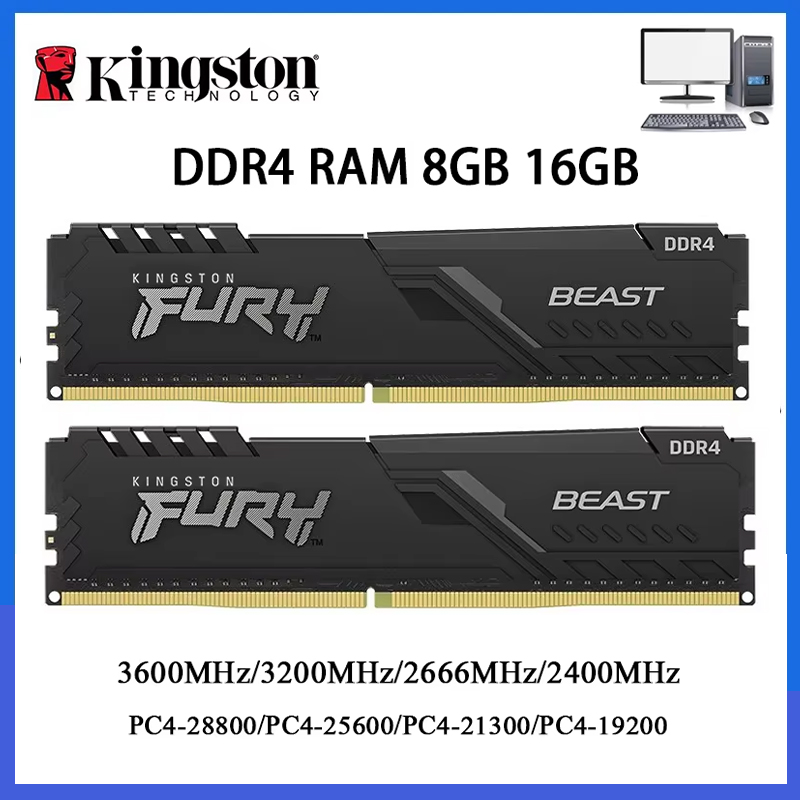DDR4 Kingston BEAST RAM 3200MH - Ddr4 2400Mhz 评论和价格