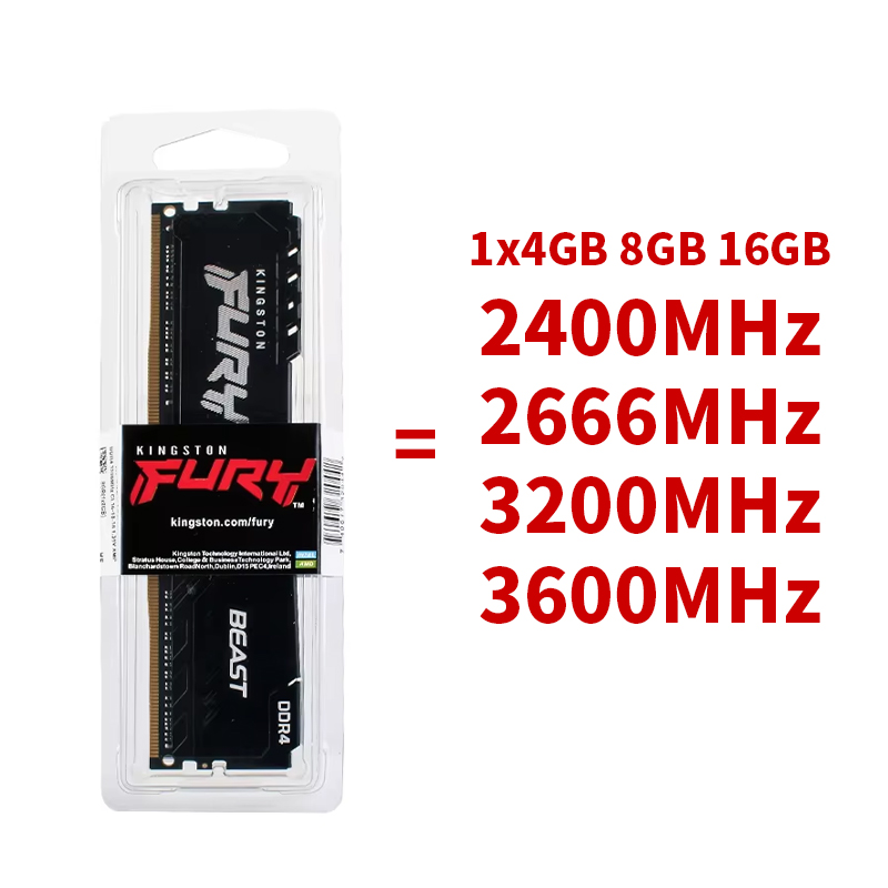 DDR4 Kingston BEAST RAM 3200MH - Ddr4 2400Mhz 评论和价格