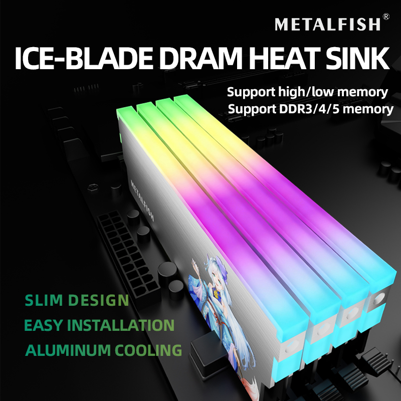 METALFISH DRAM Heatsink 5V-3PI - Ddr4 8Gb 评论和价格